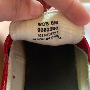 Red Sequin Sperry Top-Sider